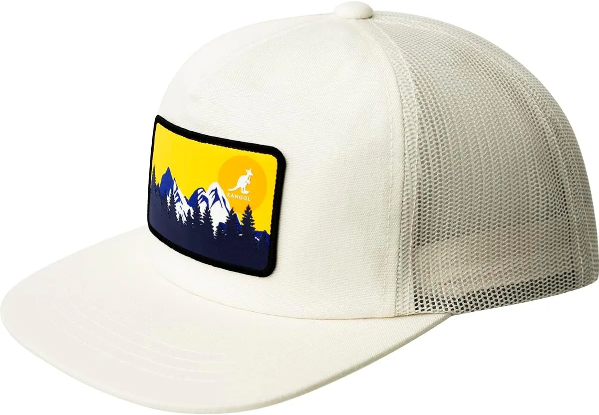 Kangol Outdoor Patch Trucker Hat - Olive / 1SFM Baseball & Sport Caps One Size Fits Most