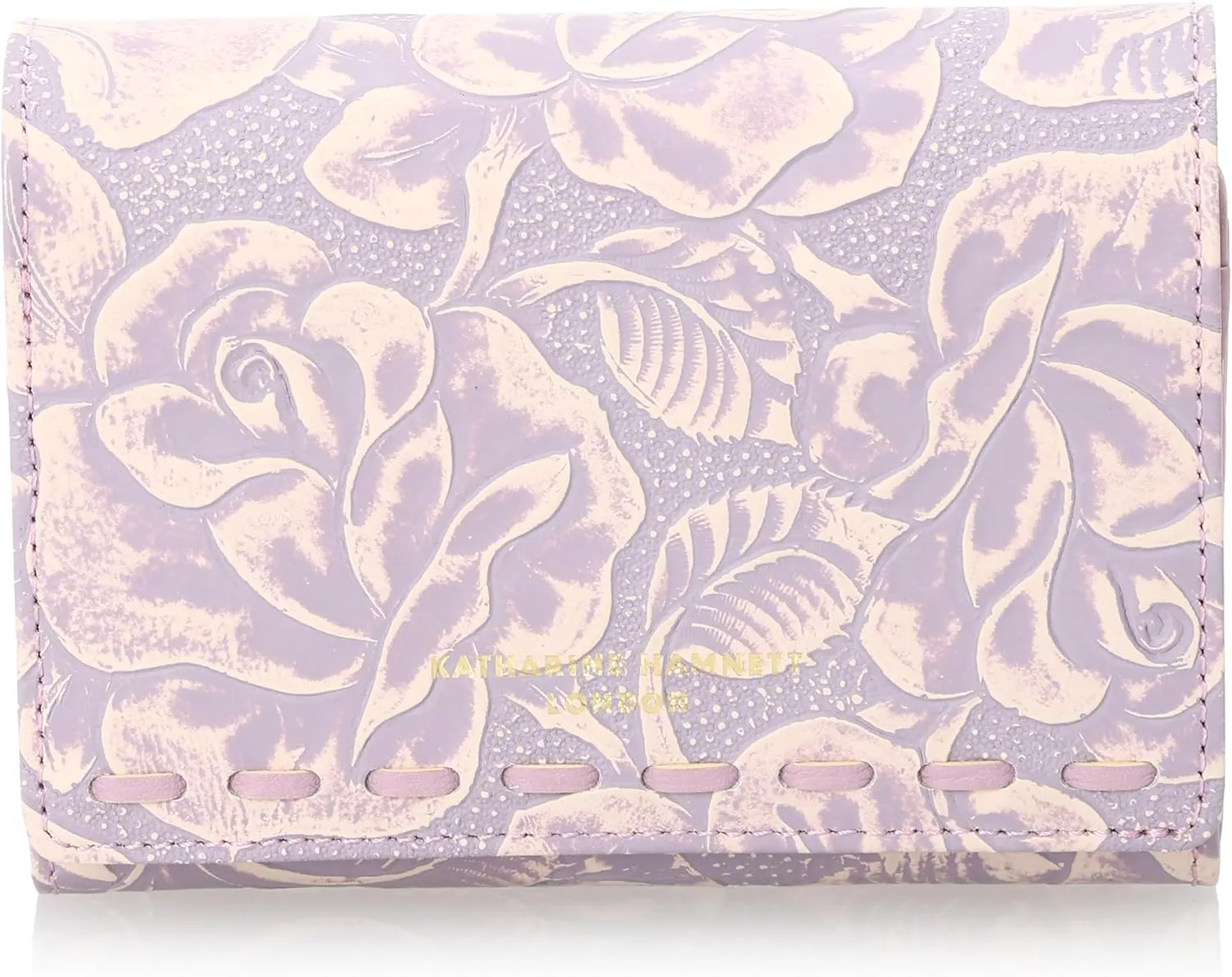 Katherine Hamnet London KHP672 Bi-fold Zipper Coin Purse, Craft Rose