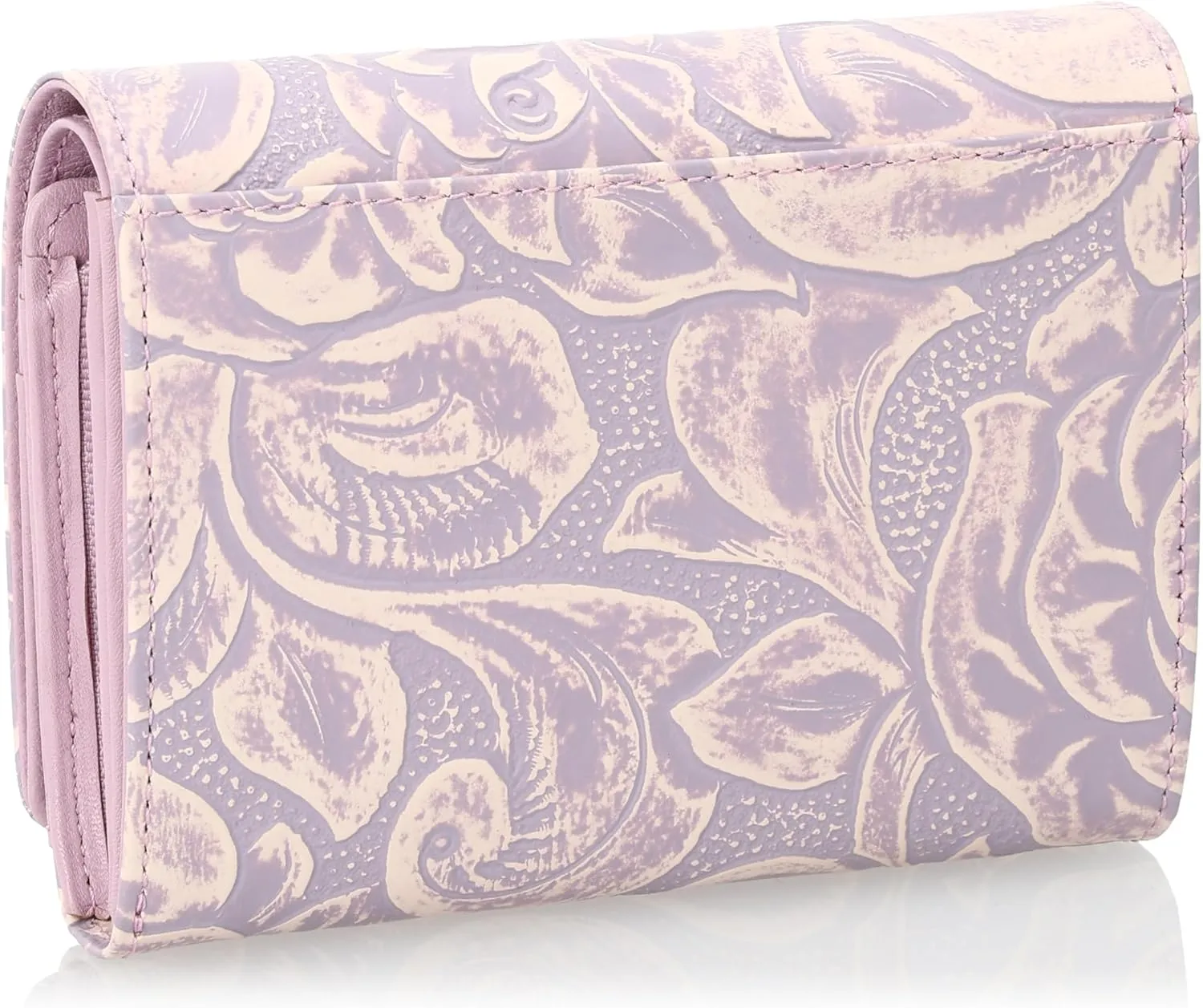 Katherine Hamnet London KHP672 Bi-fold Zipper Coin Purse, Craft Rose