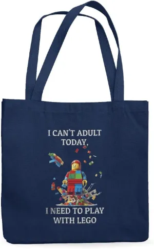 Keep Calm and Build It Canvas Tote Bag - Themed Shopping Bag - Art Print Cloth Bag