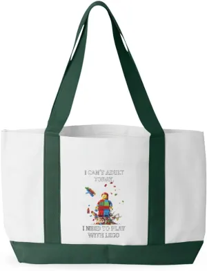 Keep Calm and Build It Cruiser Tote Bag - Themed Shopping Bag - Art Print Tote Bag