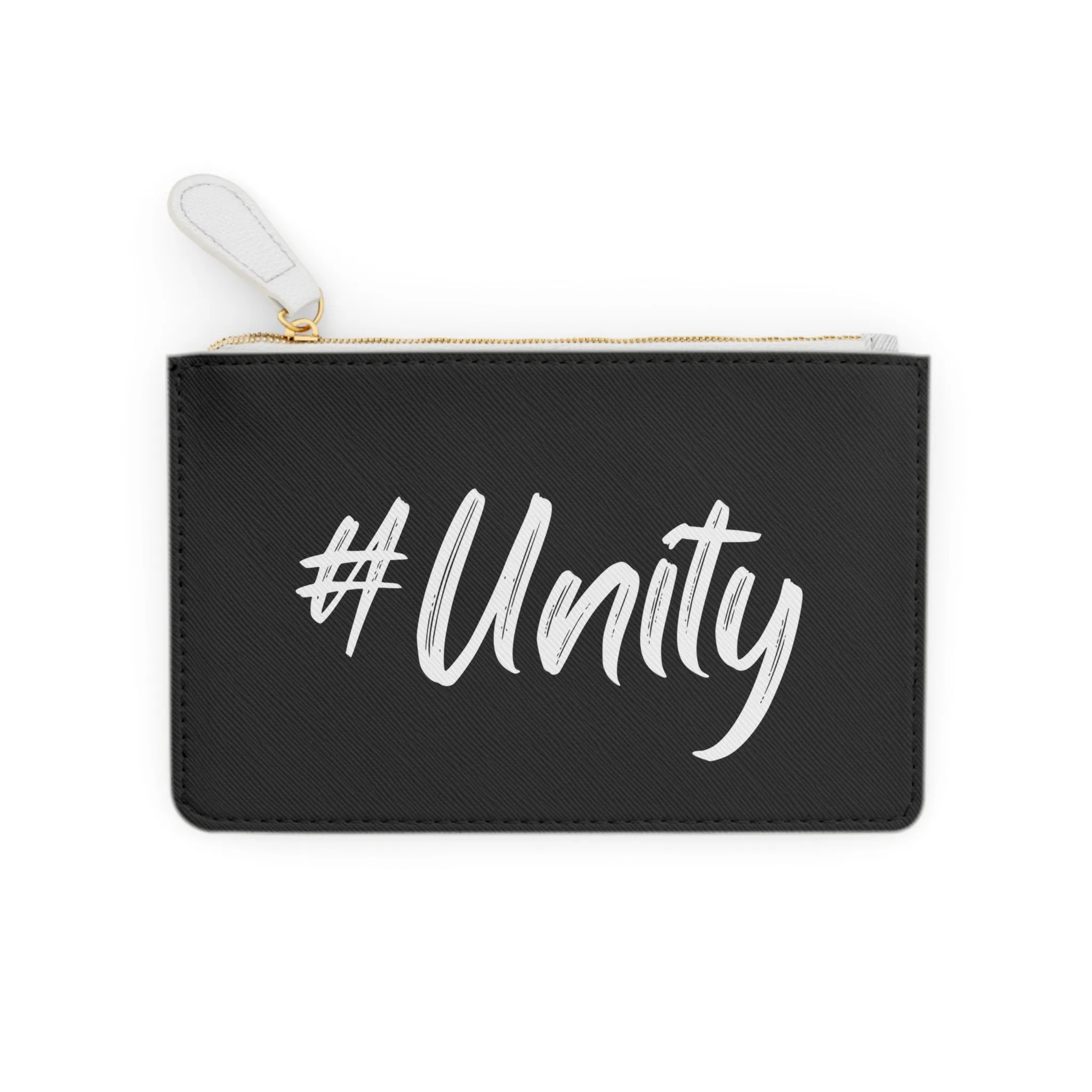 #Kotahitanga (#Unity) Mini Clutch Bag - black