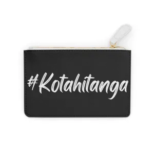 #Kotahitanga (#Unity) Mini Clutch Bag - black