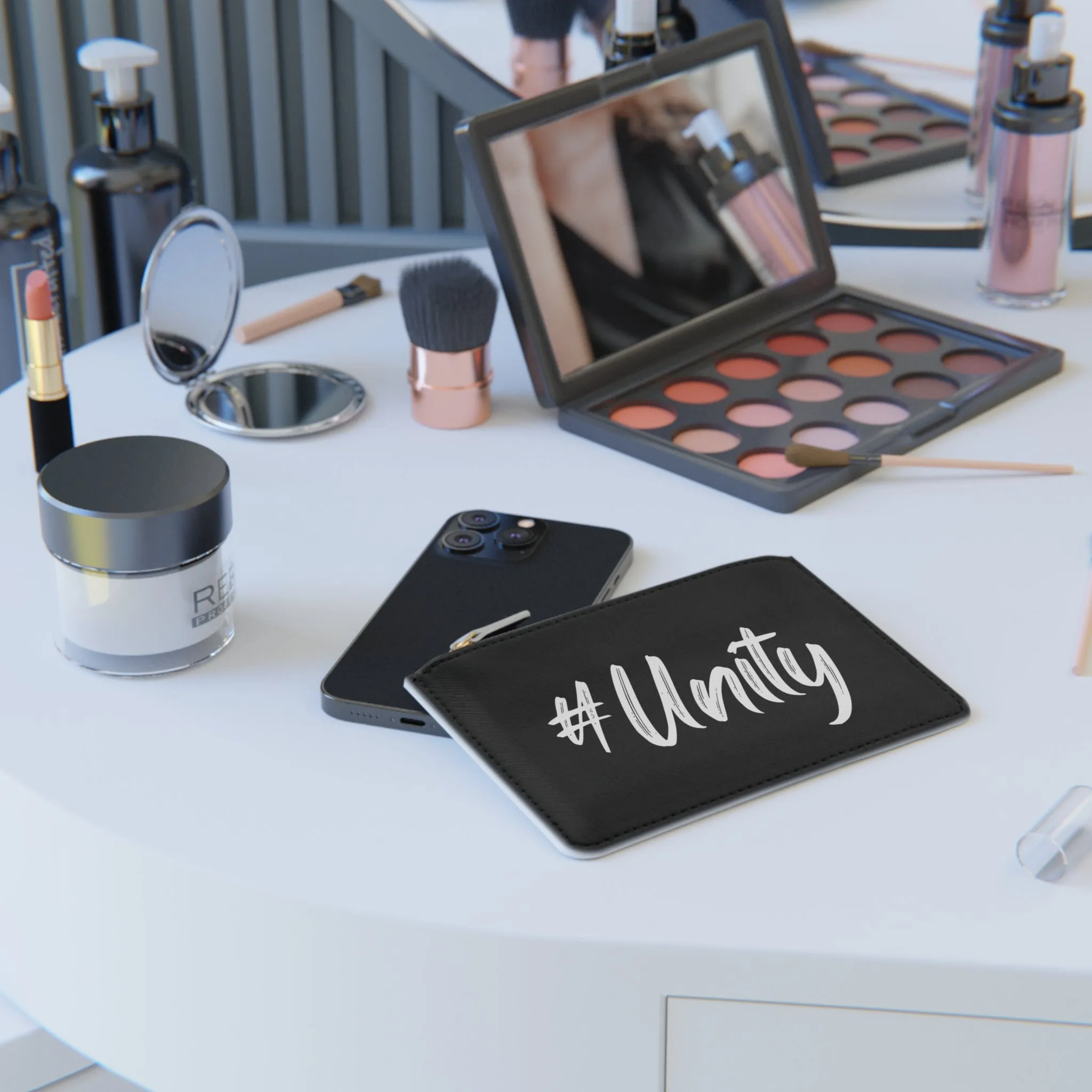 #Kotahitanga (#Unity) Mini Clutch Bag - black