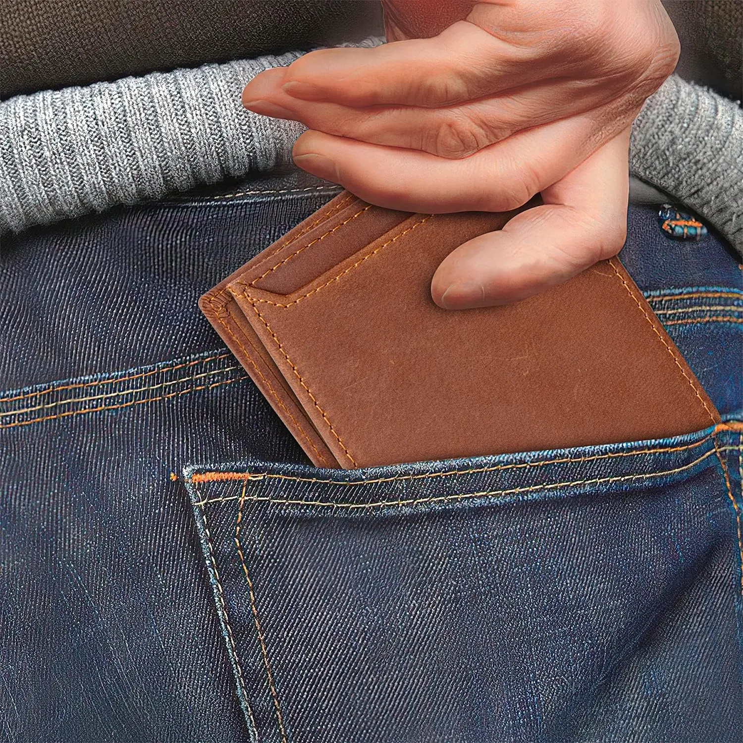 kullder Custom Wallet for Dad Engraved Mens Wallets Father Leather Personalized Gifts for Dad from Daughter Wallet to Dad from Son Fathers Day Gift Birthday Christmas for Daddy