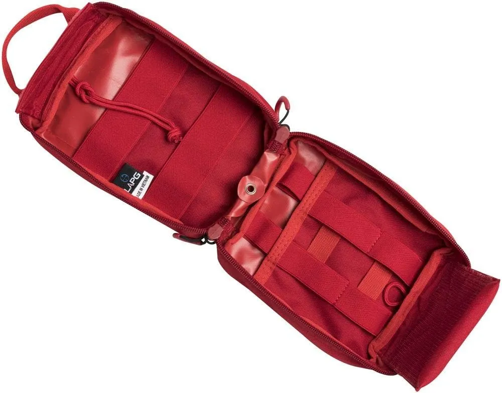 LA Police Gear Fast Action Emergency Medical Pouch, Quick Access Nylon Medical Pouch
