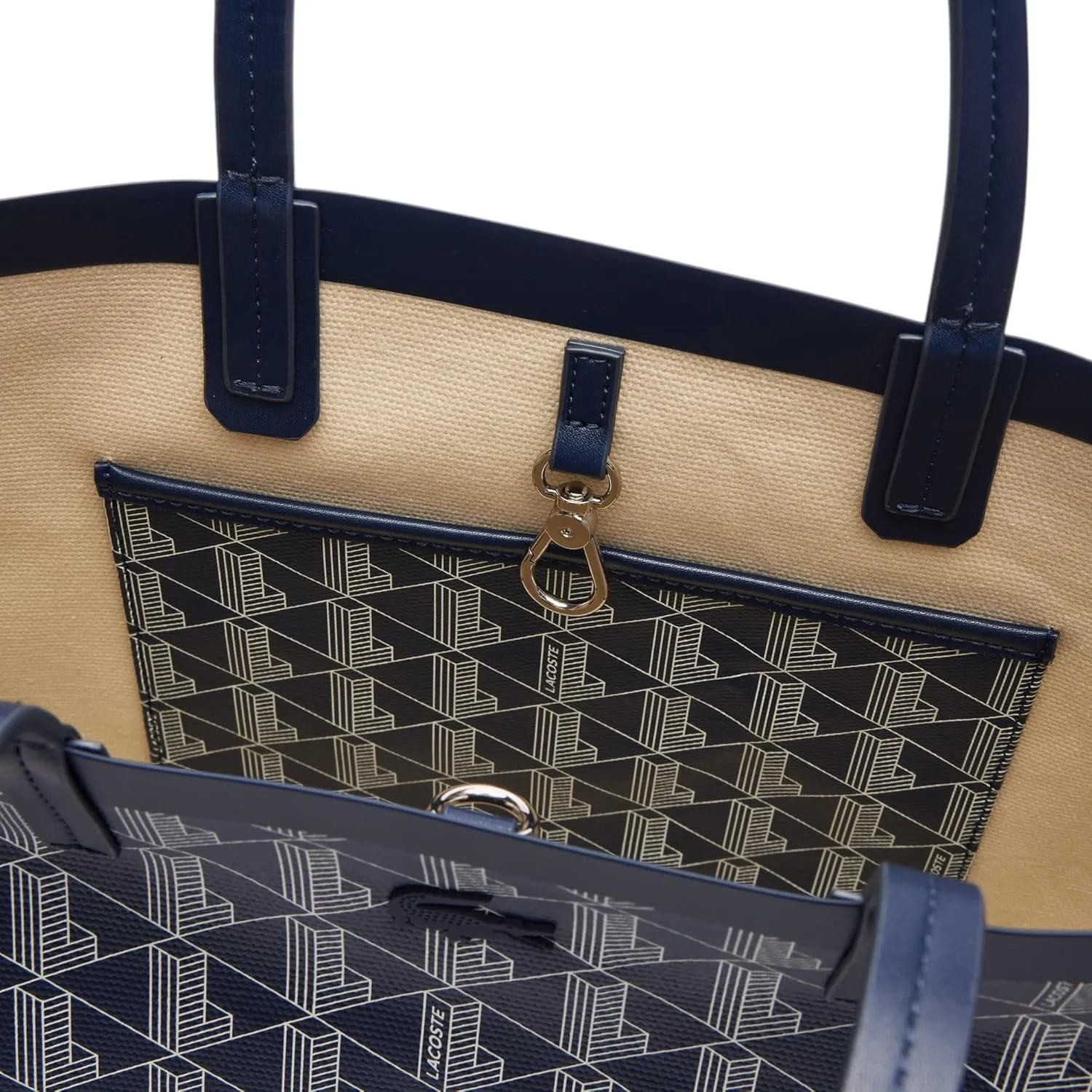 Lacoste Zely Monogram Shopping Bag