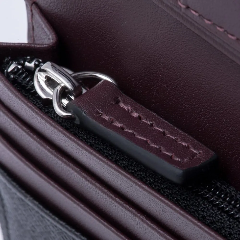 LANVIN COLLECTION Men's Quurulu De Van Bifold Long Wallet