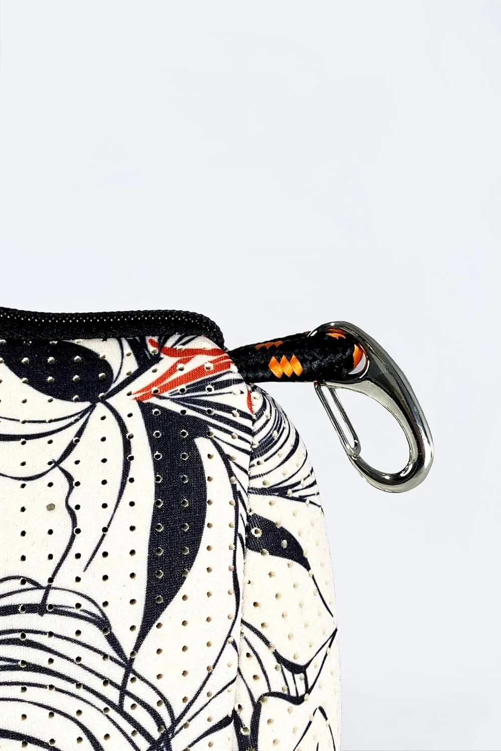 Large Makeup Bag with Zipper - Waterproof Neoprene Cosmetic Bag 7.7 x 10.75 x 5 inches