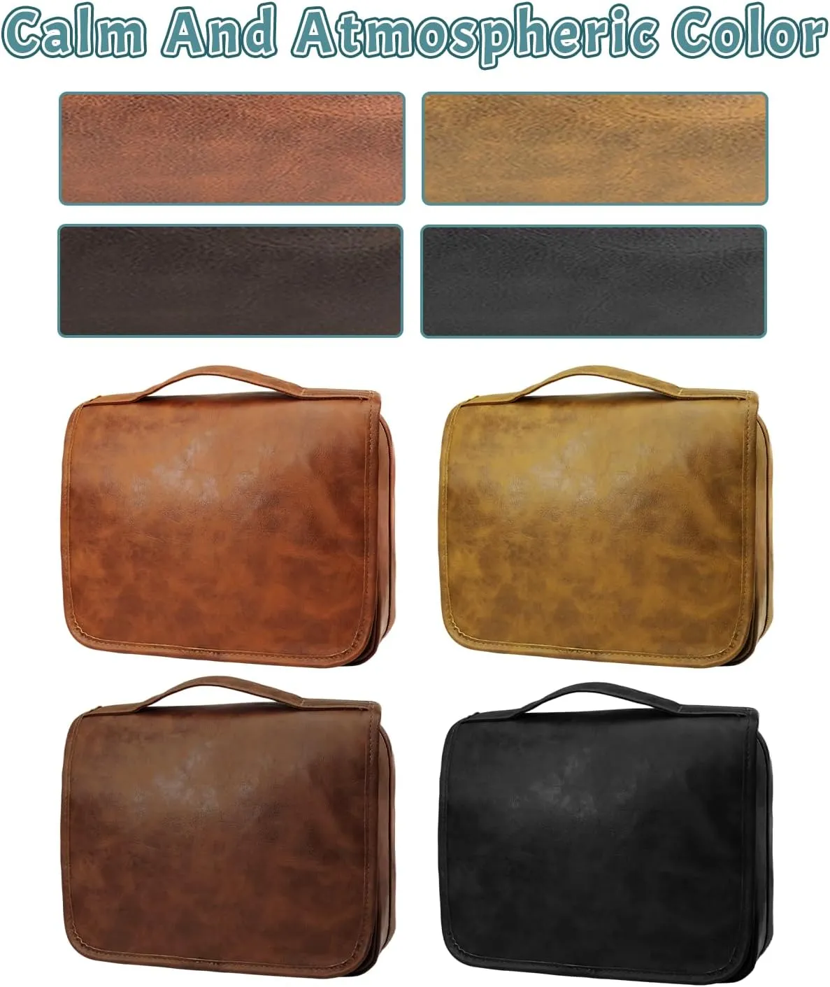 Large Personalized Toiletry Bag for Men 3 in 1, Gifts for Birthday Anniversary Wedding, Customized Gifts for Him Boyfriend Husband Dad Father Grandpa Traveler Friend, Father's Day Christmas Gifts