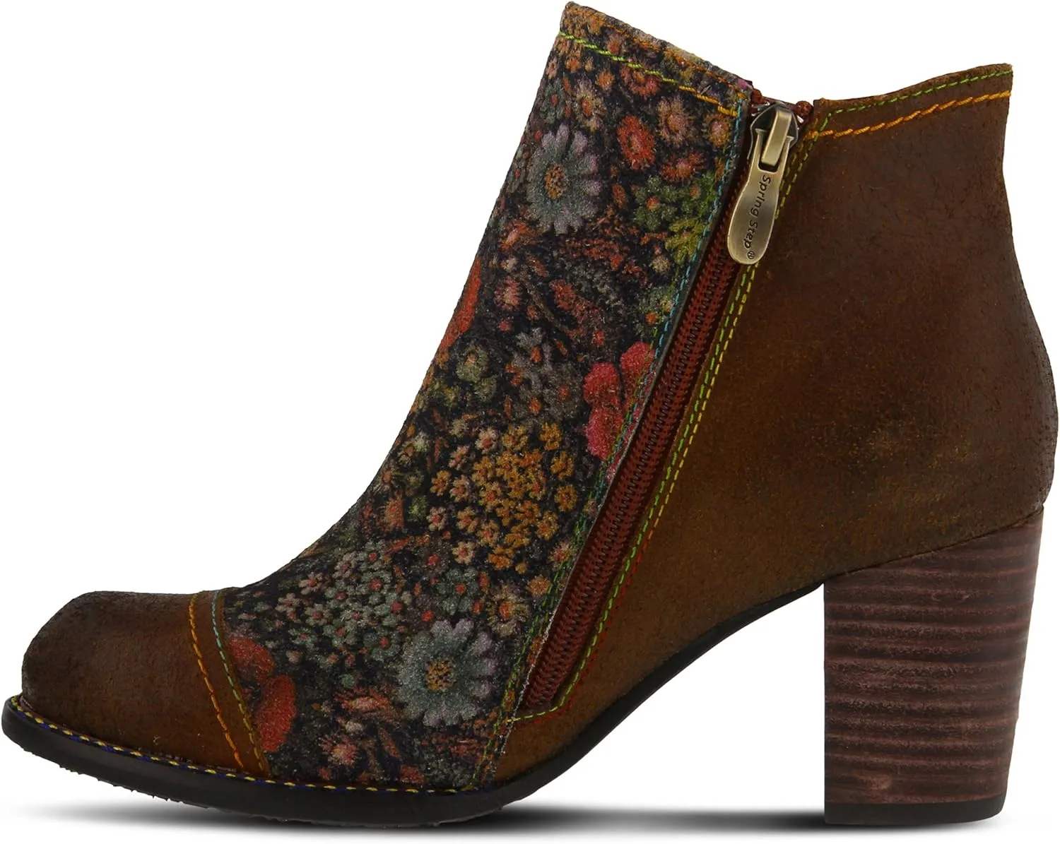 L`Artiste by Spring Step Women's Leather Booties Melvina