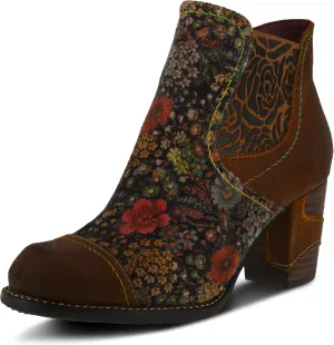 L`Artiste by Spring Step Women's Leather Booties Melvina