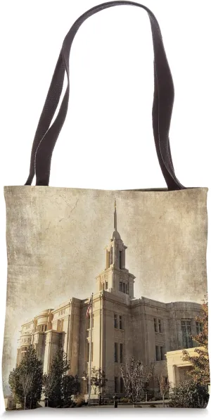 LDS Payson Temple VINTAGE Tote Bag