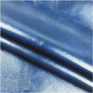 Leather Fabric Heavy Feel Faux Leather Fabric, Oil Wax Leather Leatherette Upholstery Crafts DIY Sewings Sofa Handbag Sold by The Meter(Size:1.37 * 1,Color:Navy Blue)