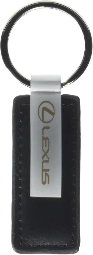 LEXUS Black Leather Key Chain