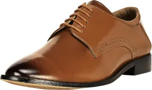 LIBERTYZENO Mens Animal Print Genuine Leather Adults Wingtip Monkstrap & Lace Up Dress Shoes for Easter Gift