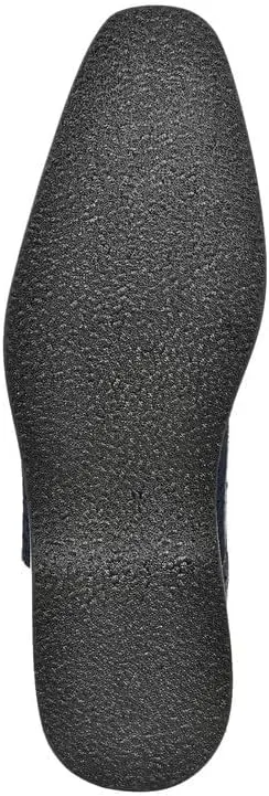 LIBERTYZENO Mens Textile and Lizard Print Genuine Leather Lace Up Casual and Party Dress Shoes for Easter Gift