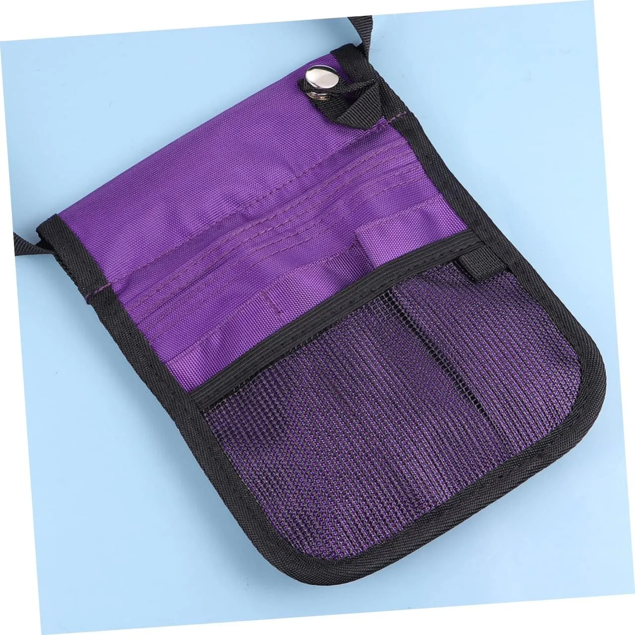 LIFKOME Waist Bag Fanny Pack for Nurses Nurse Pocket Pouch Shoulder Bag Portable Nurse Accessories Purple High Capacity