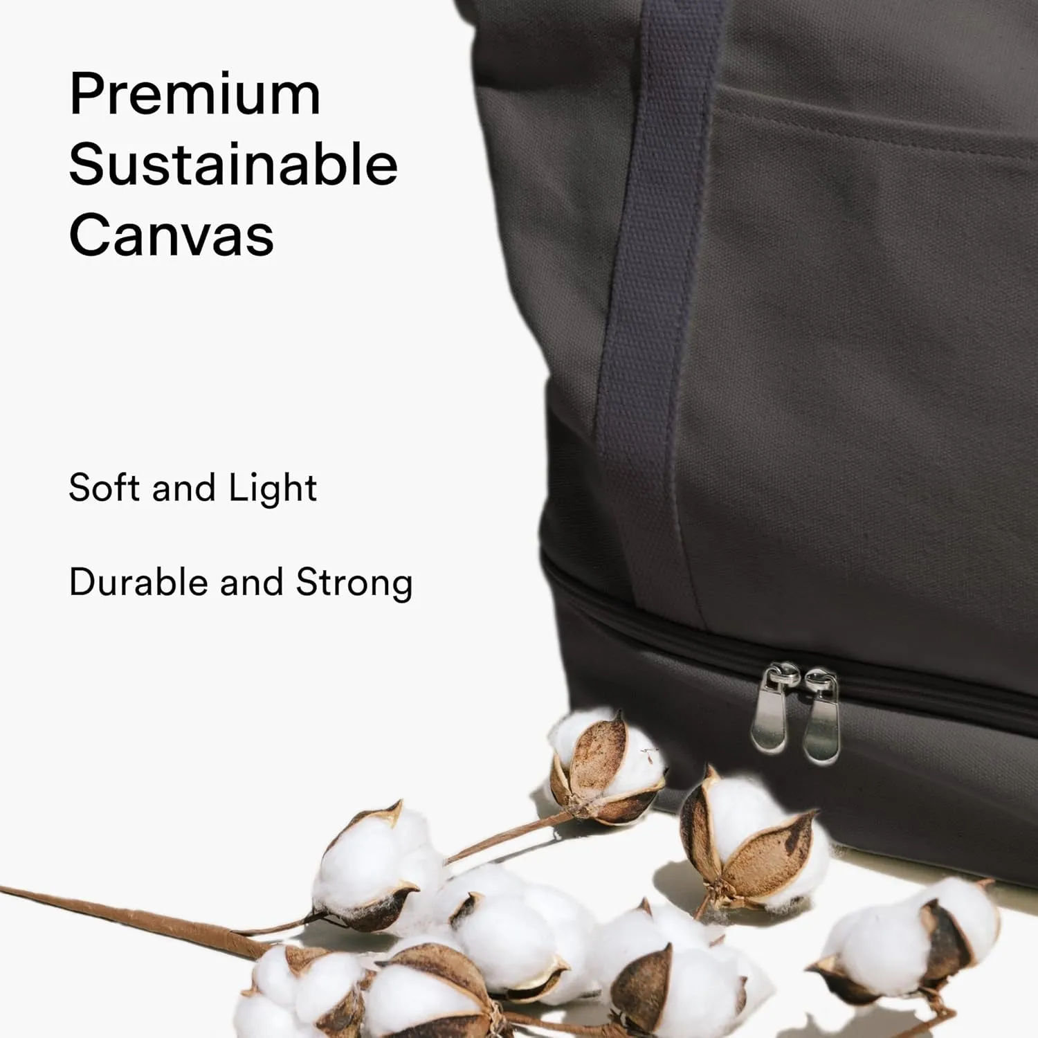 Lo & Sons Catalina Deluxe Tote - Spacious Canvas Travel & Everyday Bag With Shoe Compartment, Luggage Sleeve, Padded Strap