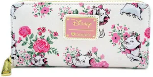 Loungefly x Disney Marie Floral AOP Faux Leather Wallet (Multi, One Size)