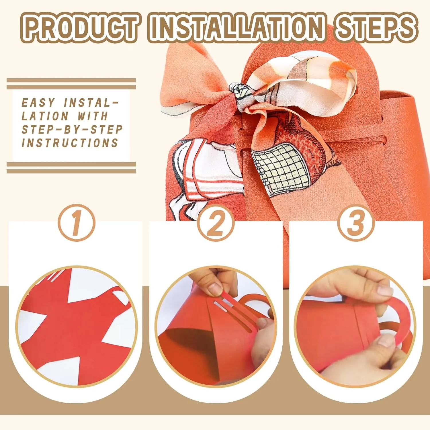 LPEIEB 12 Pack Leather Ribbon Candy Bag Gift Bags PU Wedding Gift Bags with Handle Ribbon Reusable Party Favor Boxes for Weddings Birthdays Christmas Baby Showers Halloween(Pink)