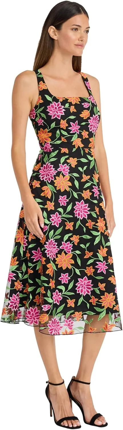 Maggy London Women's Scoop Neck A-line Dress