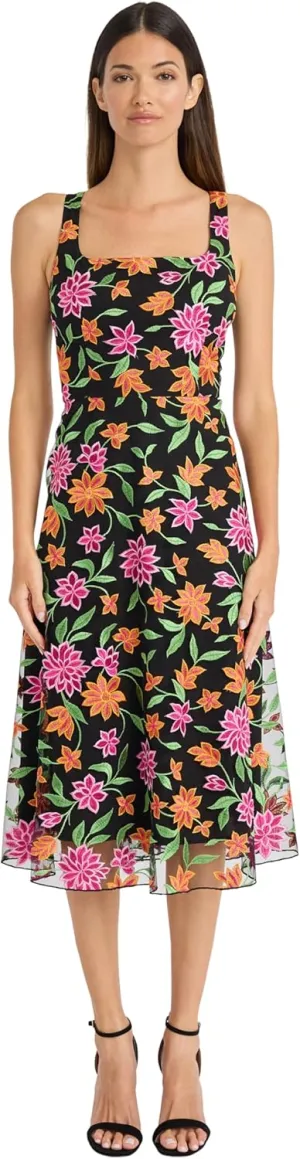 Maggy London Women's Scoop Neck A-line Dress