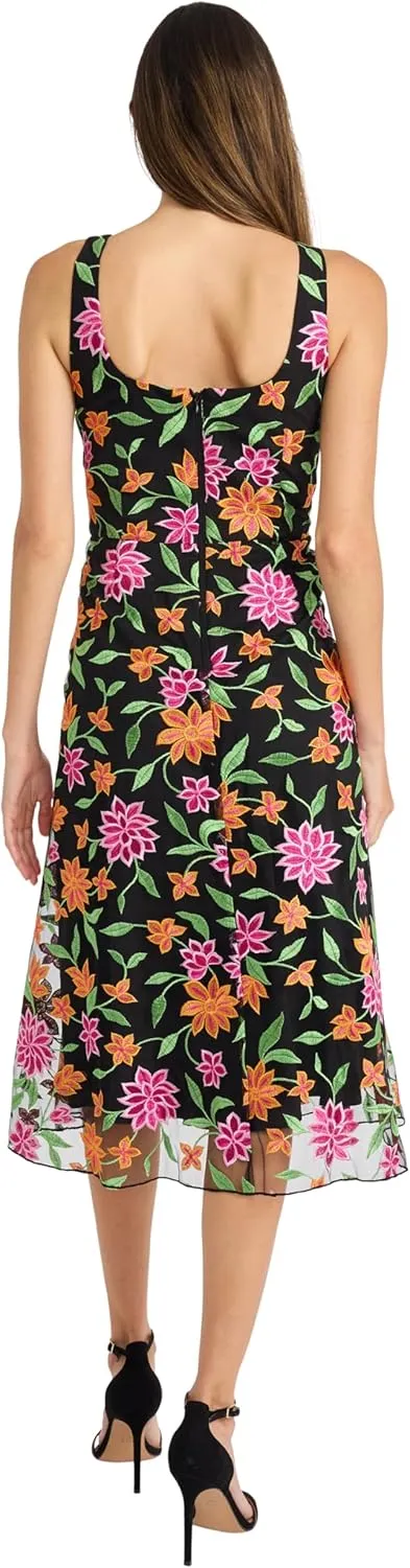 Maggy London Women's Scoop Neck A-line Dress