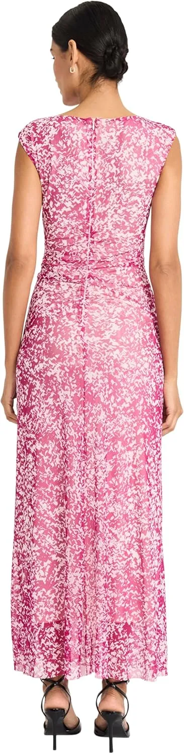 Maggy London Women's Side Draped Midi Dress