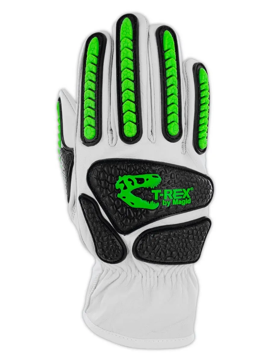 MAGID T-REX Rebel Series TRX814 Goatskin para-Aramid Lined Driver Impact Glove – Cut Level A6-8/M (1 PR)