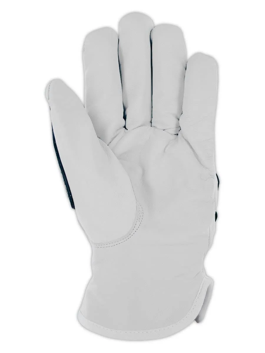MAGID T-REX Rebel Series TRX814 Goatskin para-Aramid Lined Driver Impact Glove – Cut Level A6-8/M (1 PR)