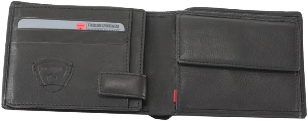 Men's Coin Pouch, Black, One Size