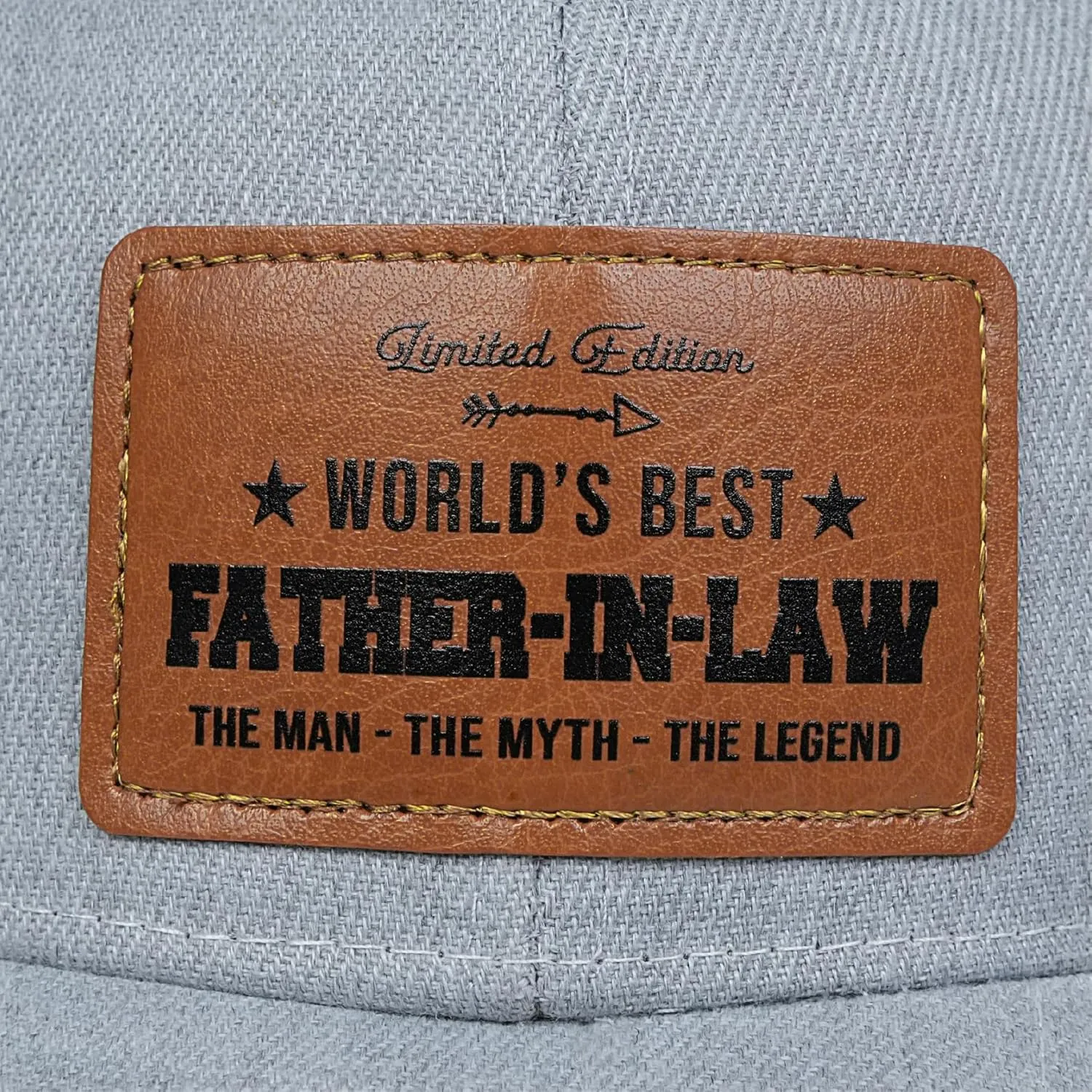 Men's Hat Gifts - Men's Cap Gifts for Father's Day Christmas Birthday Gifts Trucker Hat Leather Pattern Baseball Cap