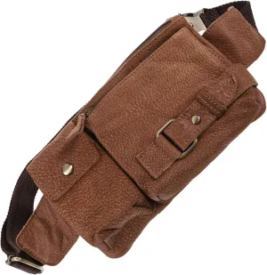Men's Outdoor Waist Pack Casual Belt Pouch Phone Storage Vintage Phone Bag for Exercise