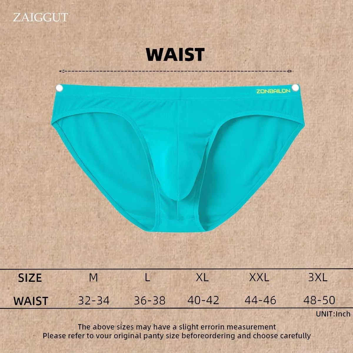 Men's Pouch Briefs Underwear Moisture Wicking Underwear Breathable Briefs for Men