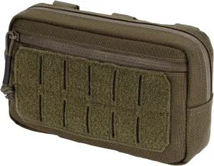 Mini Modular Admin Pouch Tactical MOLLE Utility Tool Pouch for Chest Rig Duty Vest Battle Belt Backpack Accessory Small Dangler Bag EDC Gear Carrier IFAK Medical Kit Organizer