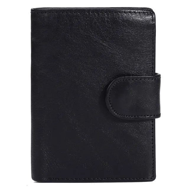 MISFITS™ Vintage Snap-Closure Genuine Leather Wallet