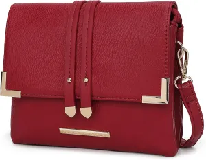 MKF Collection Crossbody Bags for Women Trendy, Vegan Leather Shoulder bag Lady Handbag Purse by Mia k