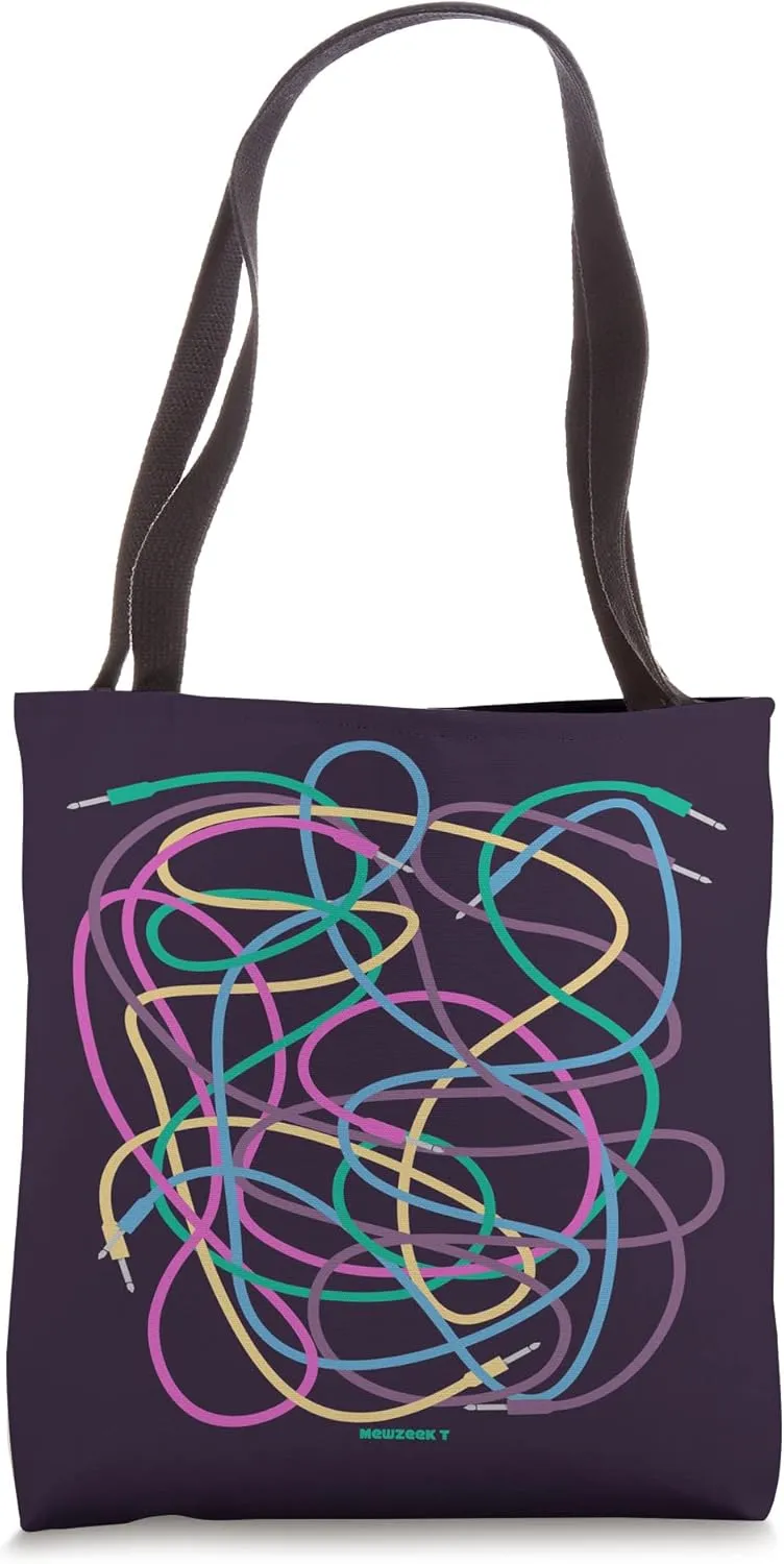 Modular Synthesizer patch cables Tote Bag