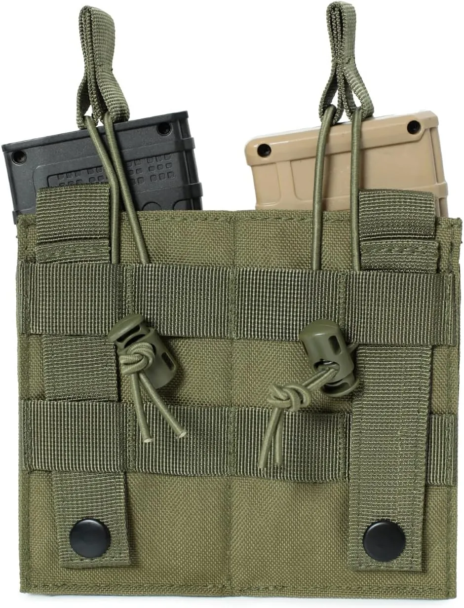 Molle Mag Pouch Open Top Double/Triple Magazine Pouch Holder