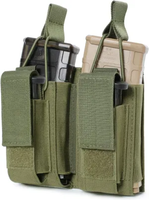 Molle Mag Pouch Open Top Double/Triple Magazine Pouch Holder