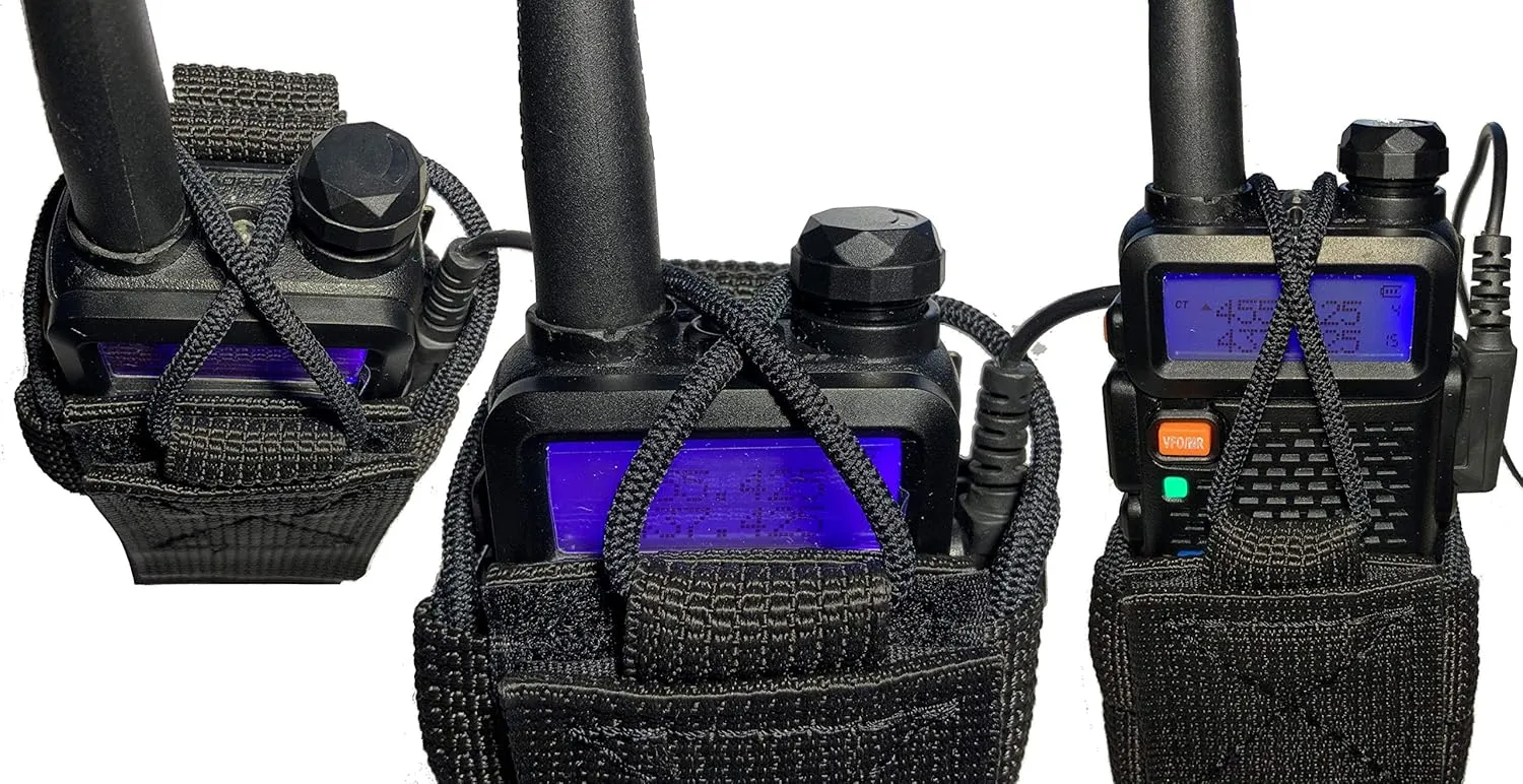 MOLLE Tactical Pouch Bag Radio Phone GPS Holster Holder BaoFeng Two-Way BF-F8HP UV-5R UV-82HP UV-5X3 UV-82C Garmin Retevis Motorola T460 T600 MR350R MH230R Midland Arcshell