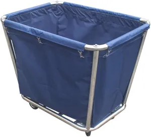 Movable Trolleys, Household Serving Cart Hotel Room Stainless Steel Laundry Sorter Cart Cleaning Trolley on Rolling Wheels with Movable Washable Bags