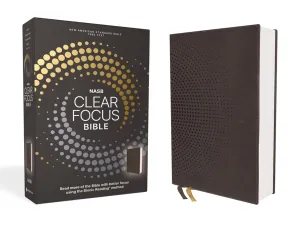 NASB, Clear Focus Bible, Leathersoft, Charcoal Brown: Read more of the Bible with better focus Imitation Leather – August 12, 2025