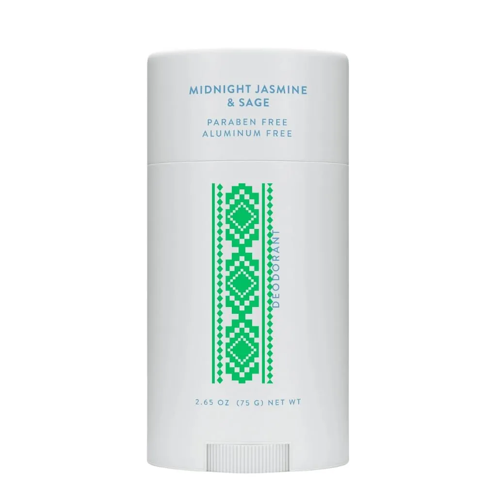 Natural Aluminum-Free Deodorant, Midnight Jasmine & Sage Scent, 2.65 oz