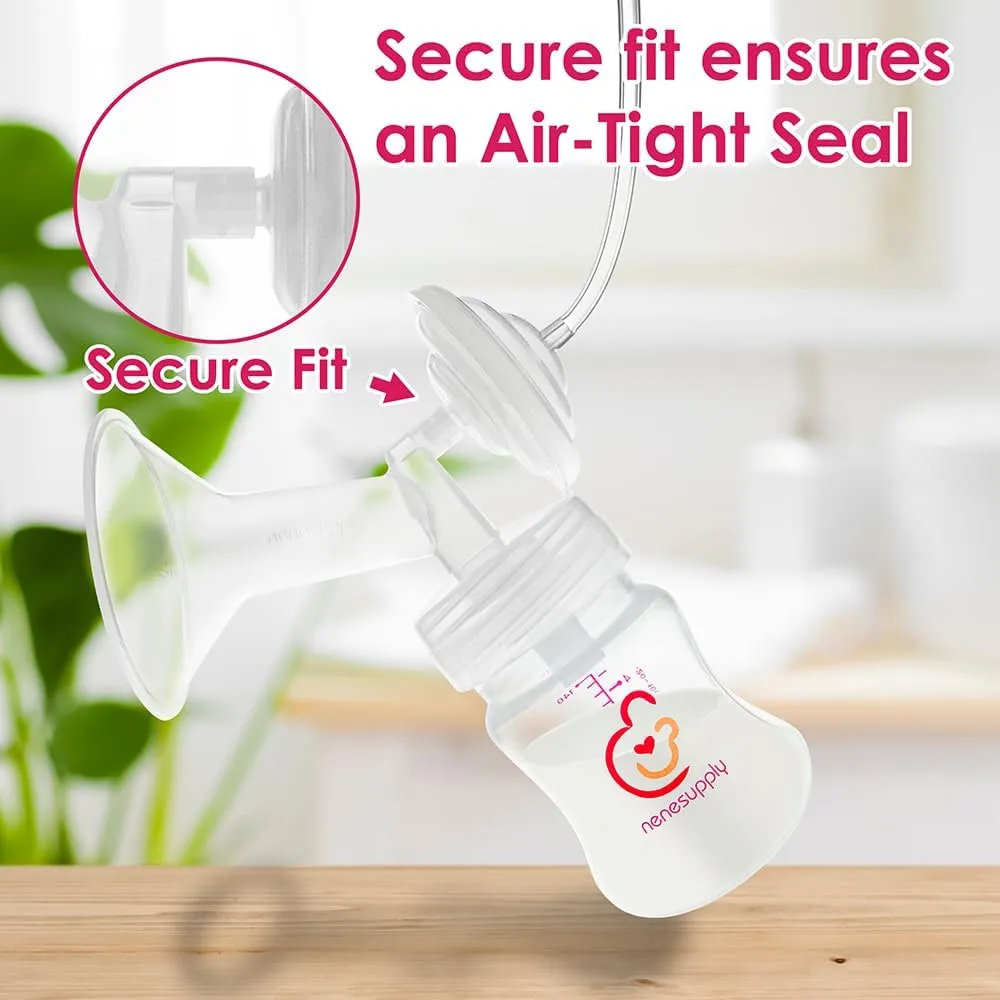 Nenesupply 30mm 2 pc Flanges Duckbill Valves Compatible with Spectra S2 S1 9 Plus Synergy Gold Breastpump Replacement to Spectra Pump Parts Flange Accessories Wide Mouth Work with Backflow Protector