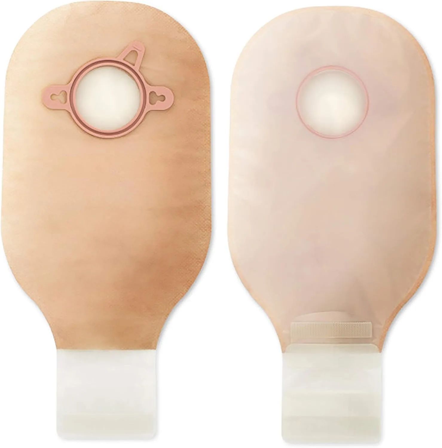 New Image Drainable 12"L 2pc System Ostomy Pouch 2.25" Flange 18003, 10 Ct