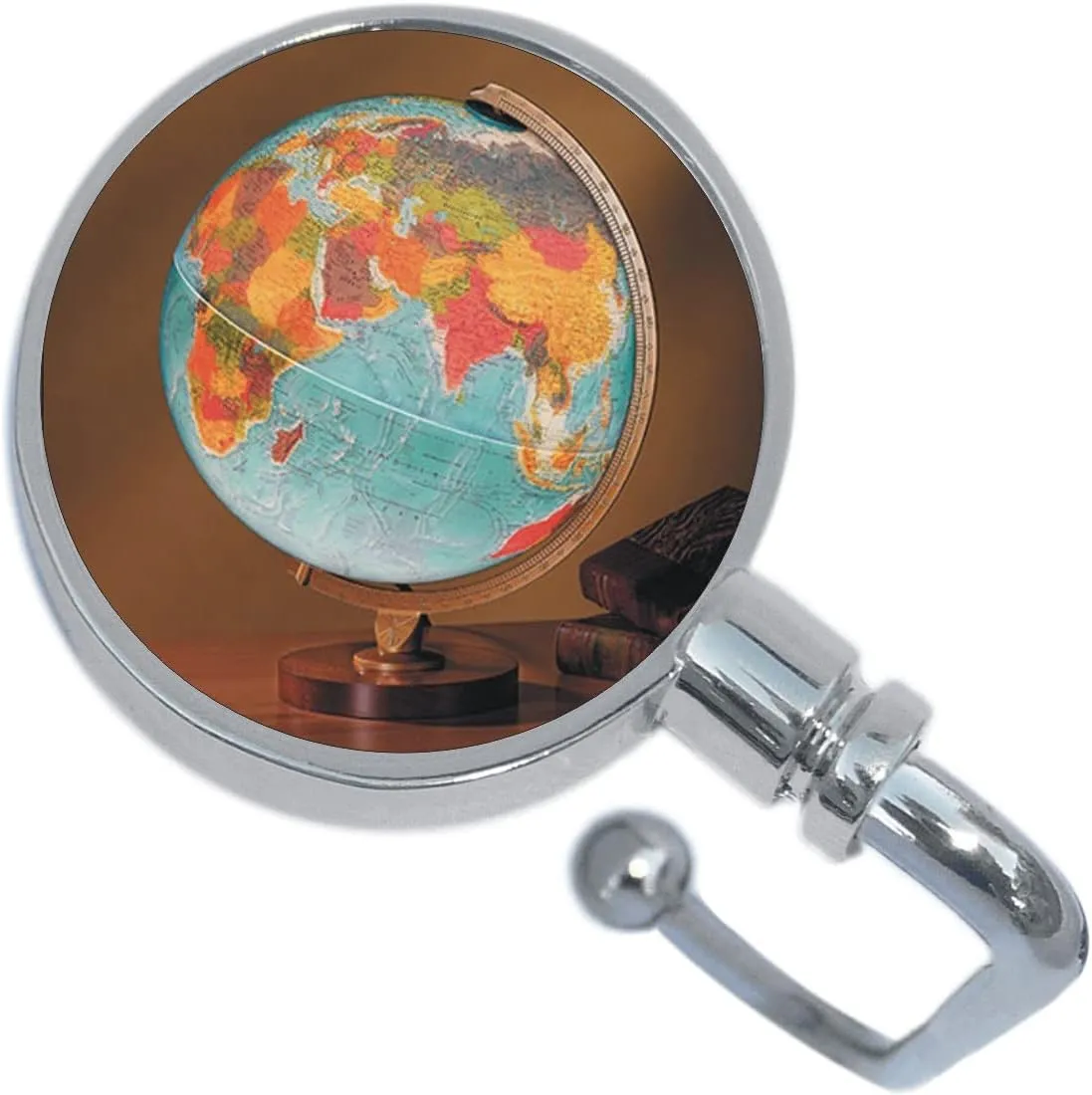 NewCharms Globe Travel World Purse Hanger and Pouch