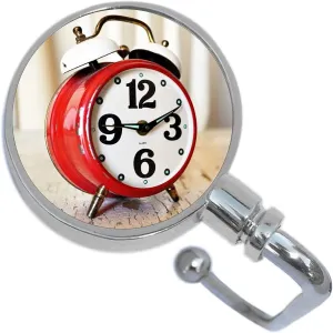 NewCharms Vintage Alarm Clock Purse Hanger and Pouch
