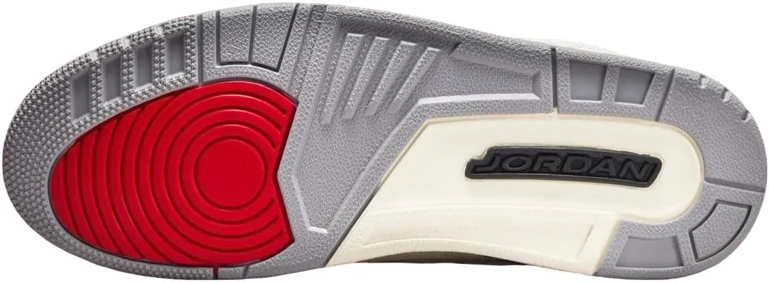 Nike Air Jordan 3 Retro Summit White/Fire Red 'Cement Grey' (CT8532 106)